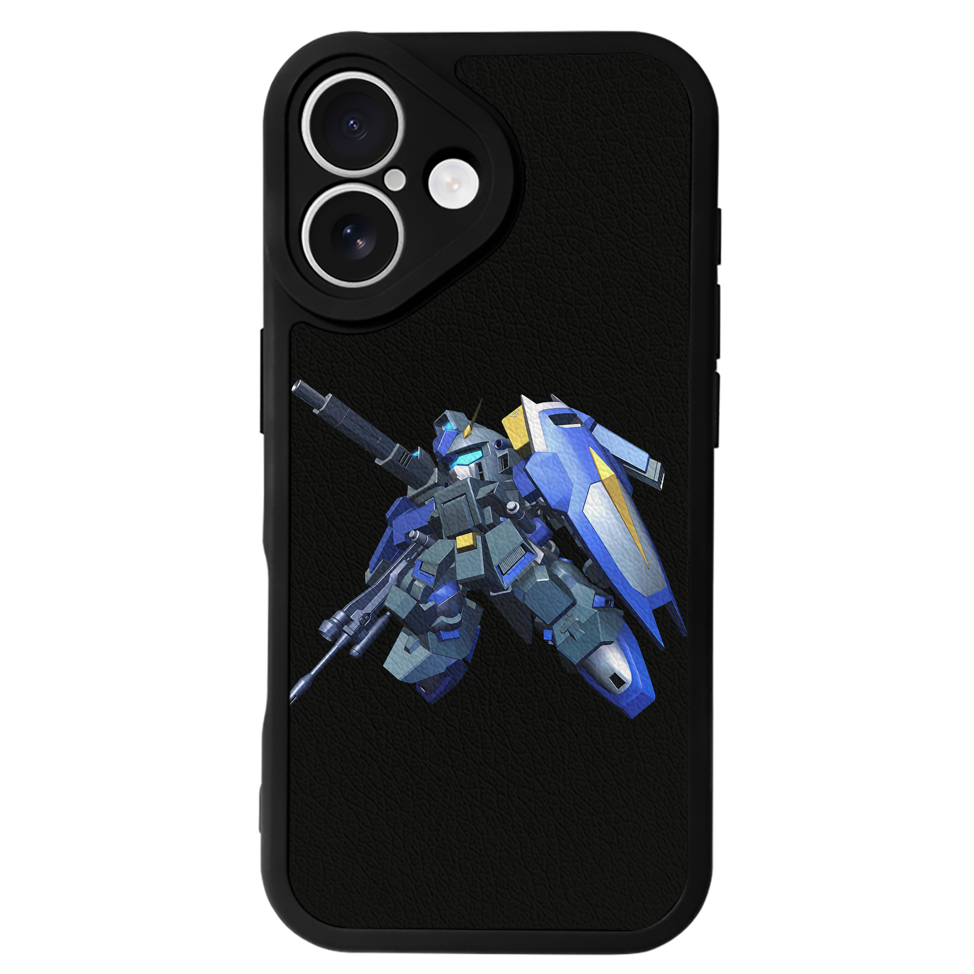 （画像用） 機動戦士ガンダム Mobile Suit Gundam 【iPhone 16シリーズ対応】シリコンスマホケース（レザー調） 材質：シリコン